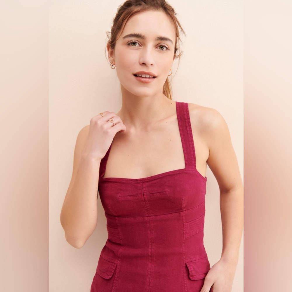 Anthropologie Denim Mini Dress - Picture 3 of 7